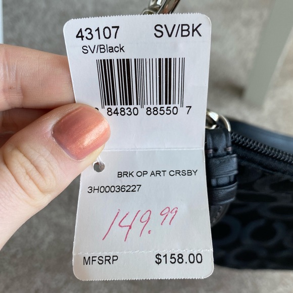 COACH Convertible Black Crossbody Handbag - Picture 6 of 16